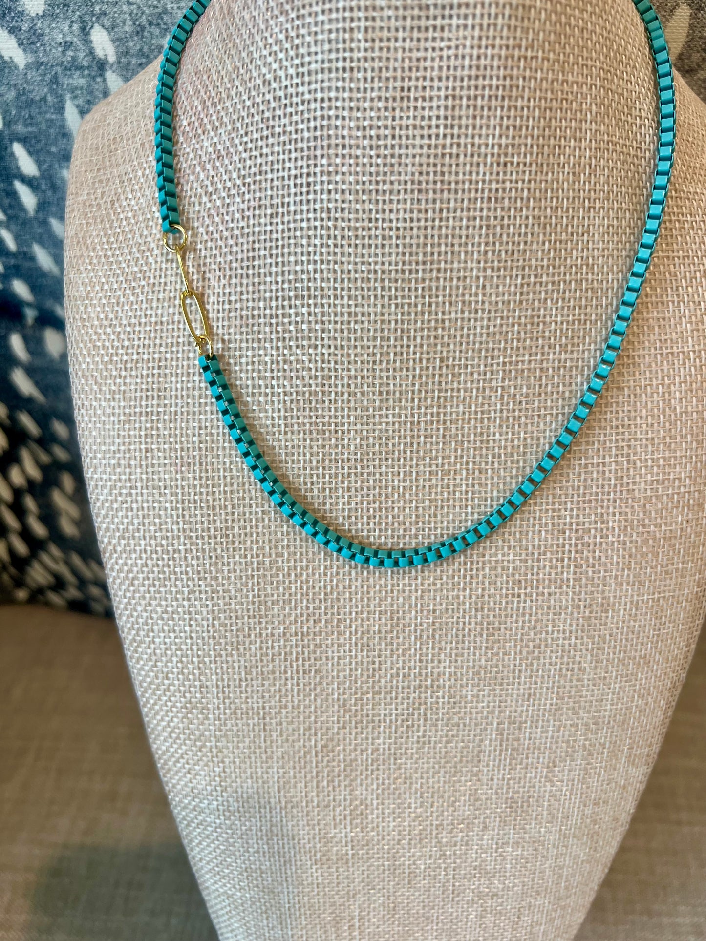 Blue Link Chain
