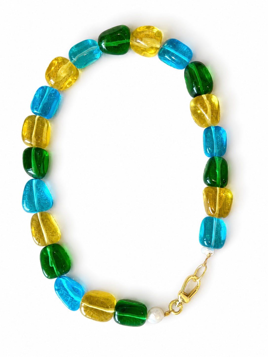 Glass Nugget Necklace