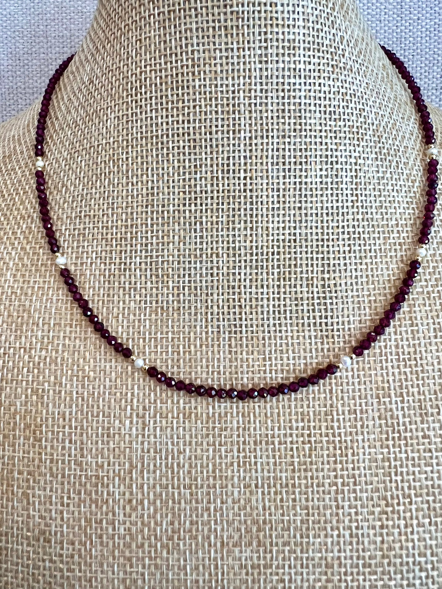 Baby Gemstone Bead Necklace