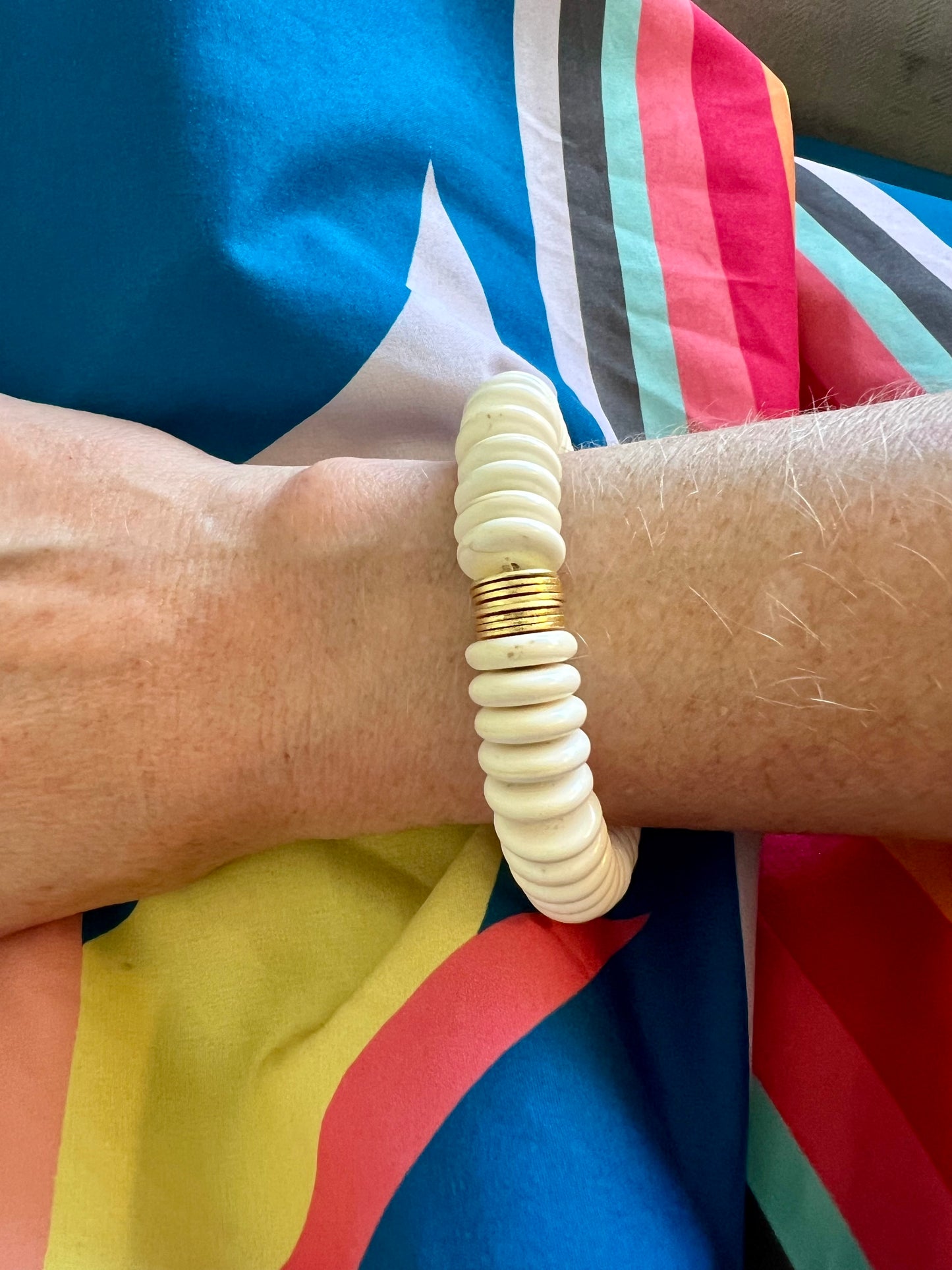 White Magnesite Bracelet