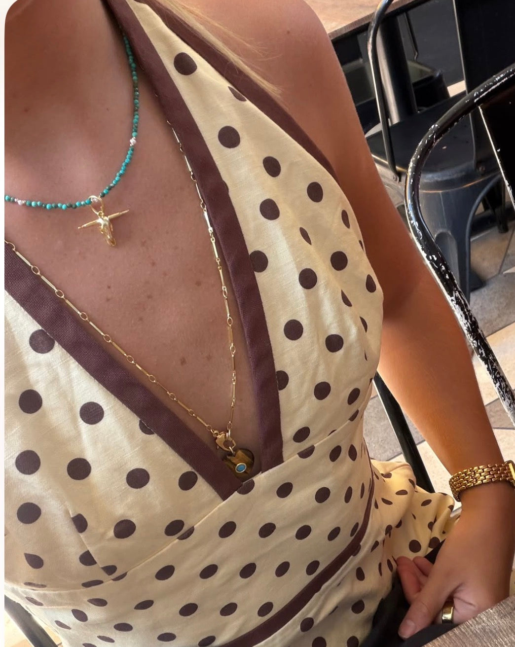 Tiger Eye Heart Necklace