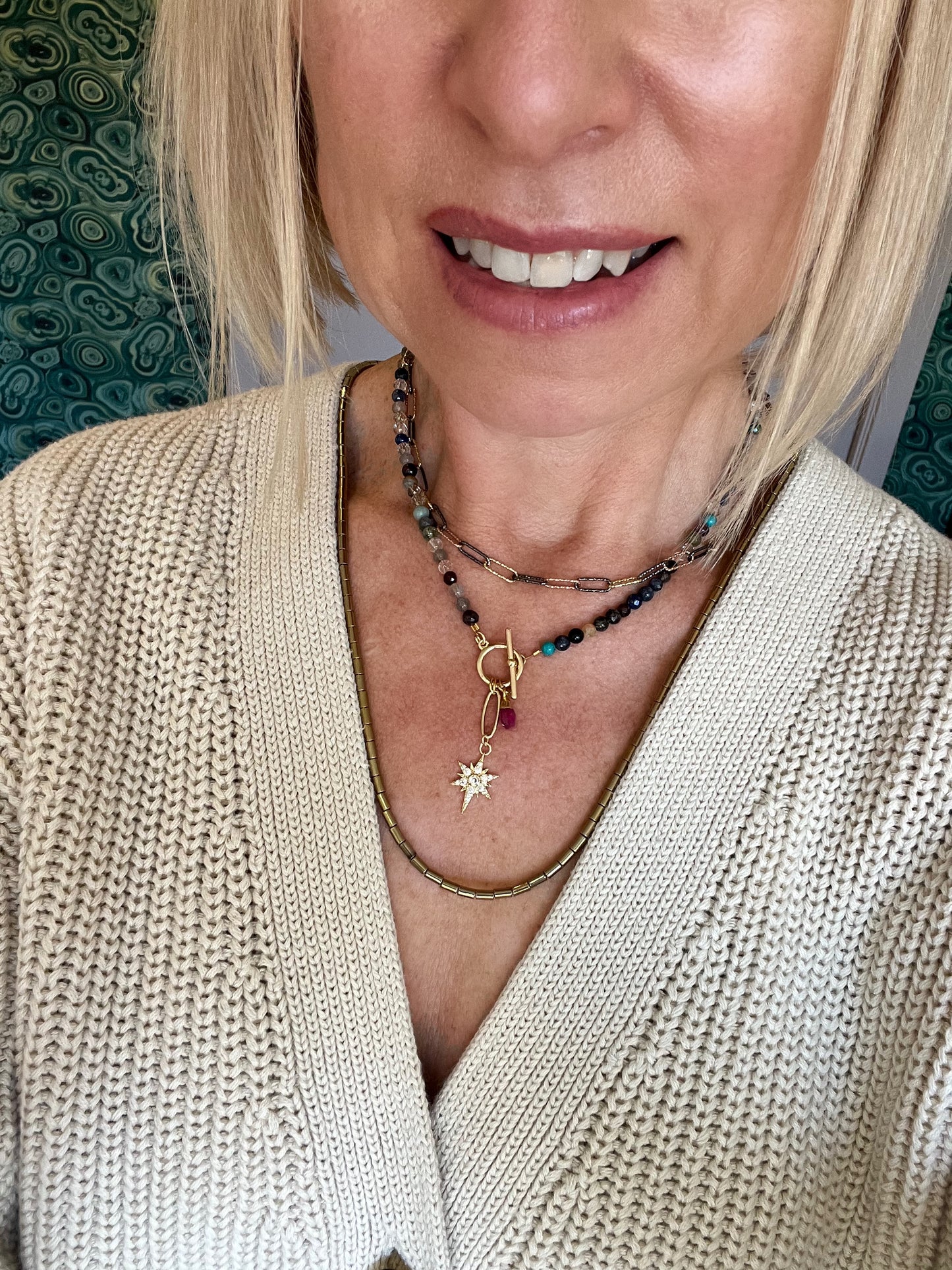 Assorted Brights Toggle Necklace