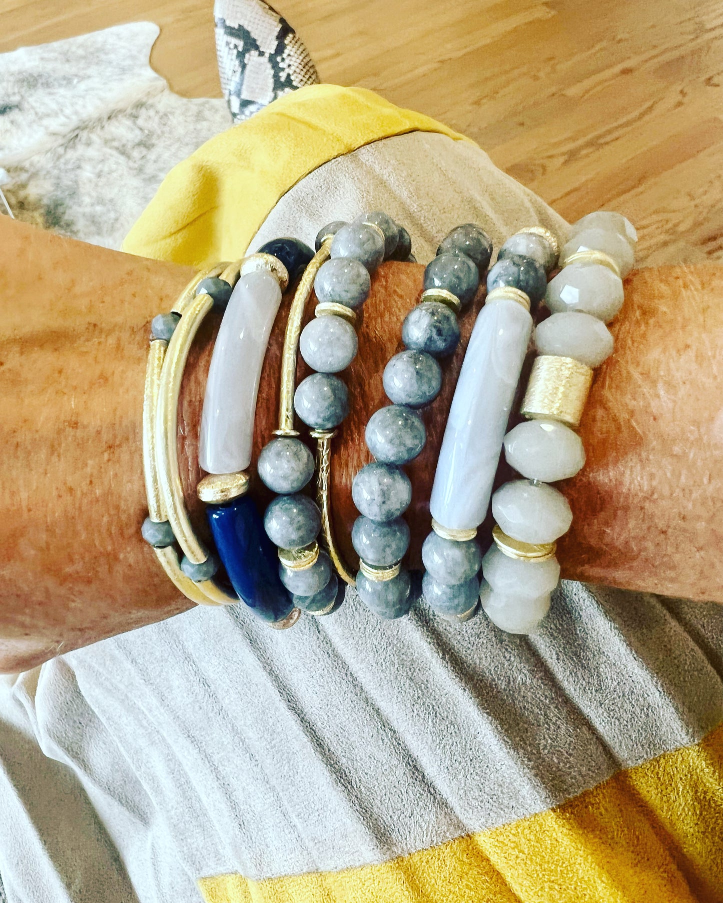 Gray Jade  bracelet