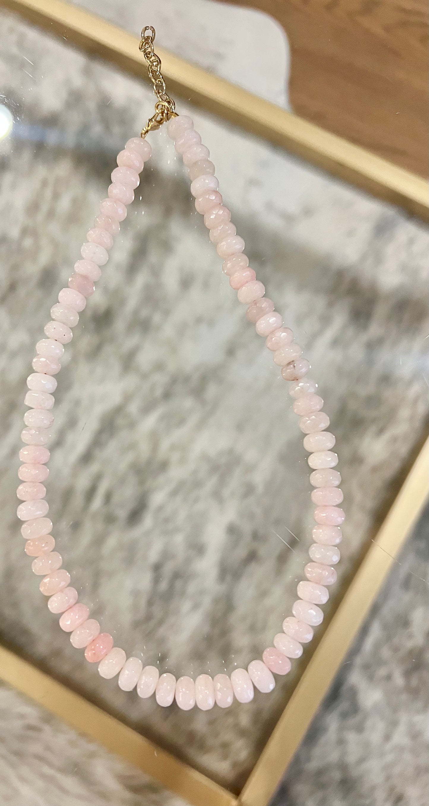 Pale Pink Necklace
