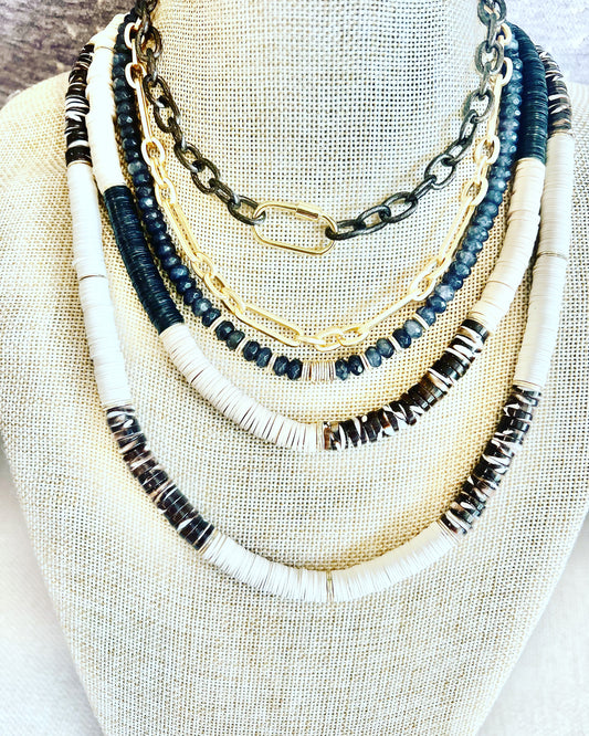 Vinyl Shell Necklace