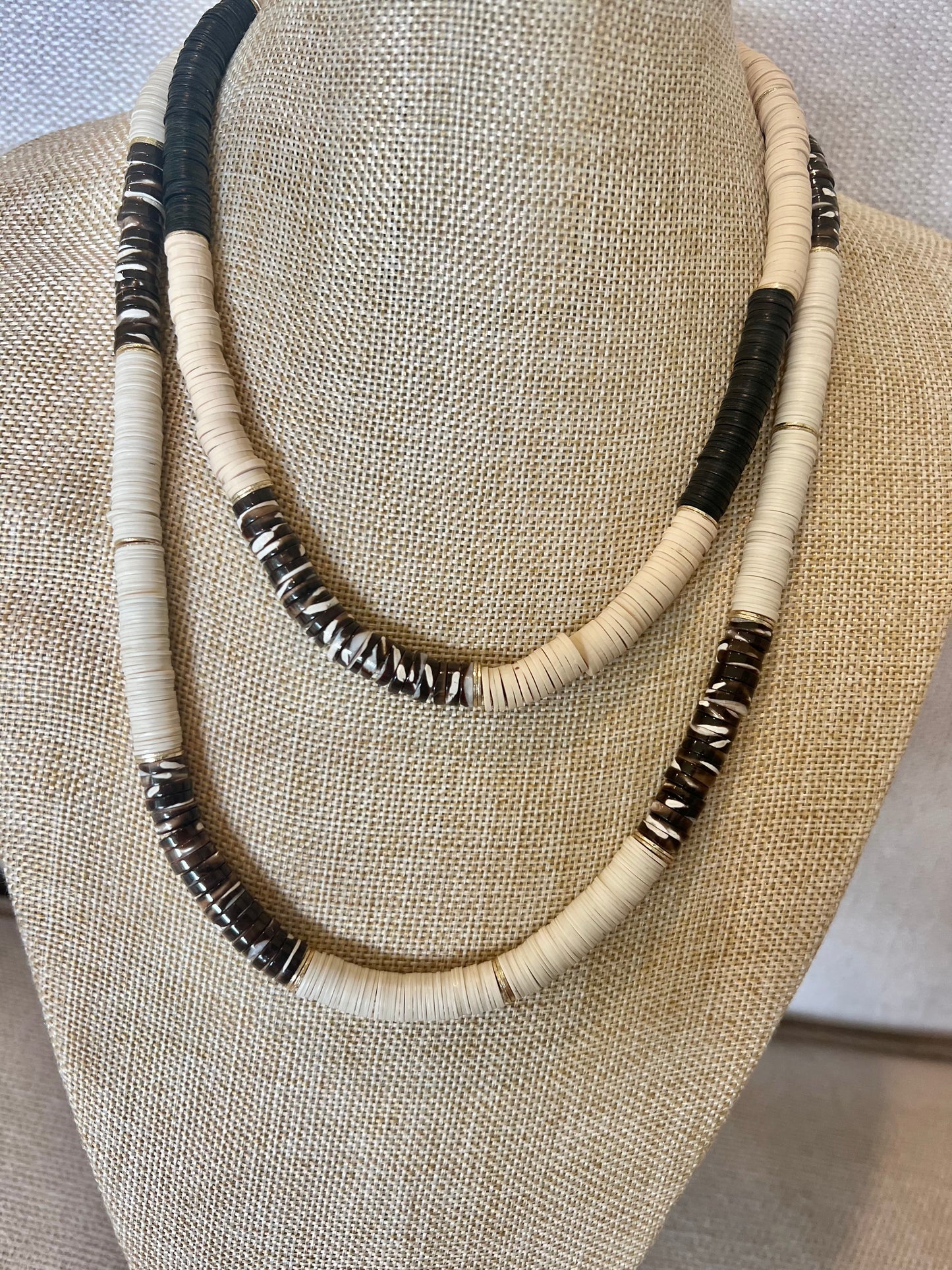 Vinyl Shell Necklace