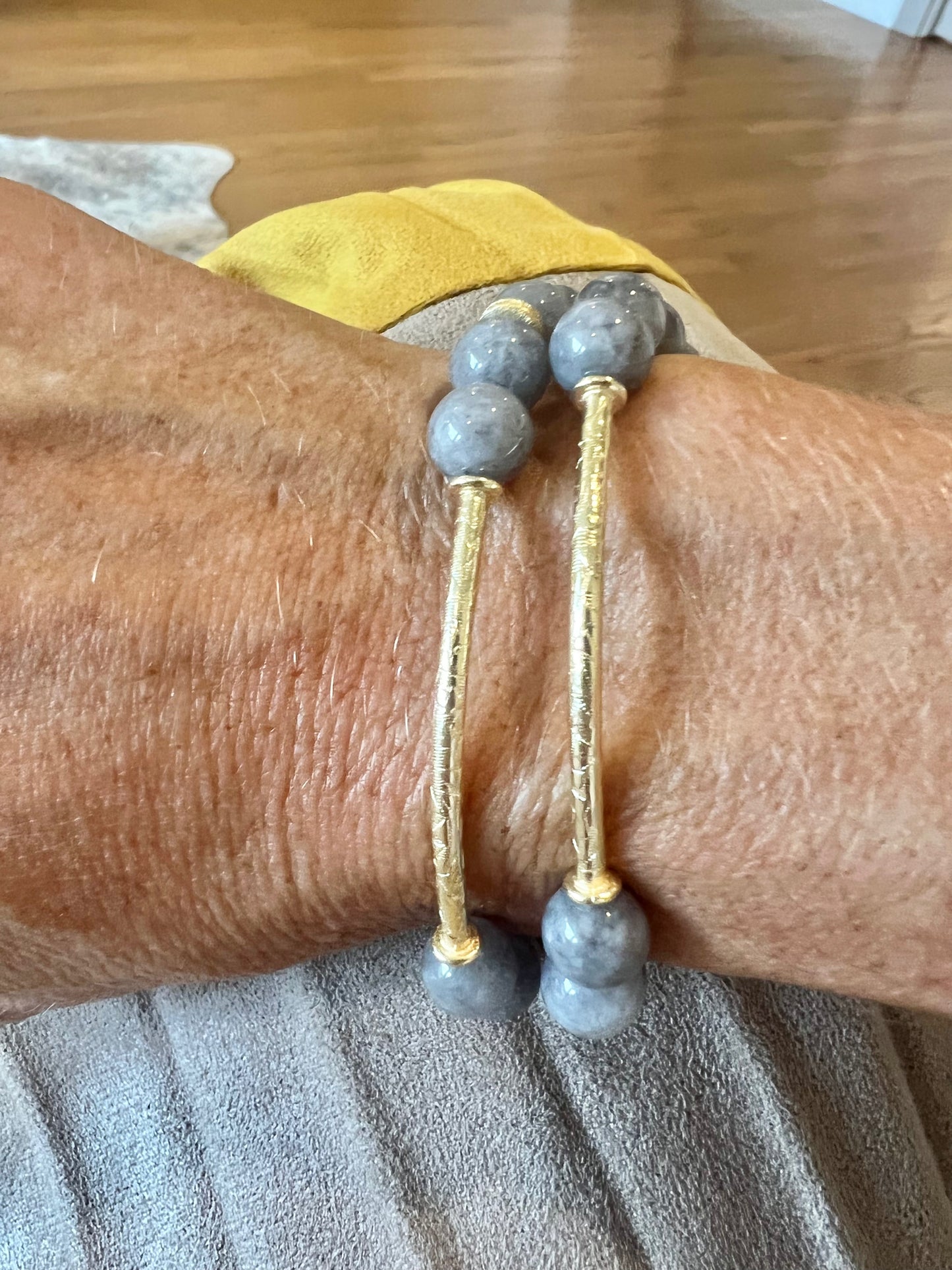 Gray Jade  bracelet