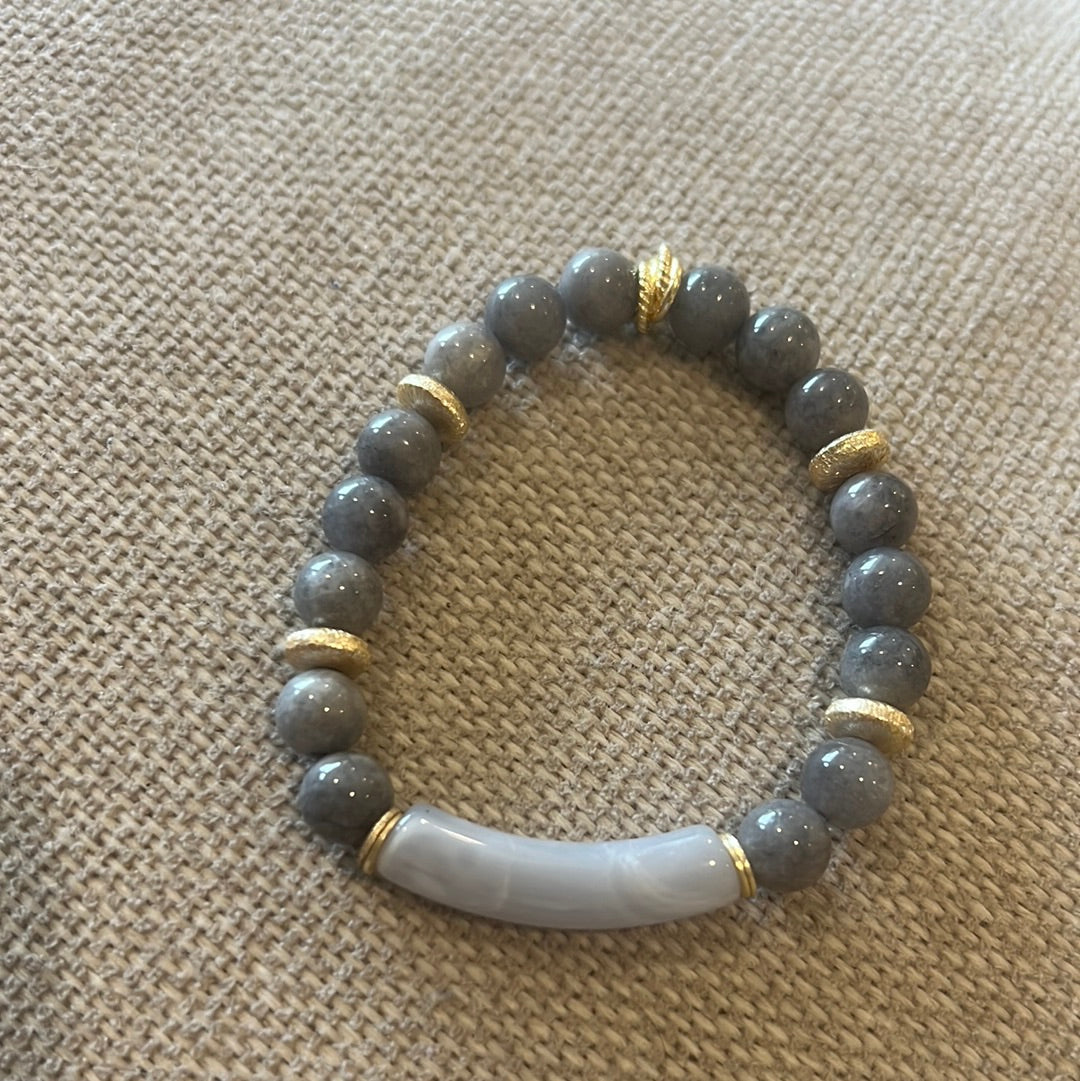 Gray Jade  bracelet