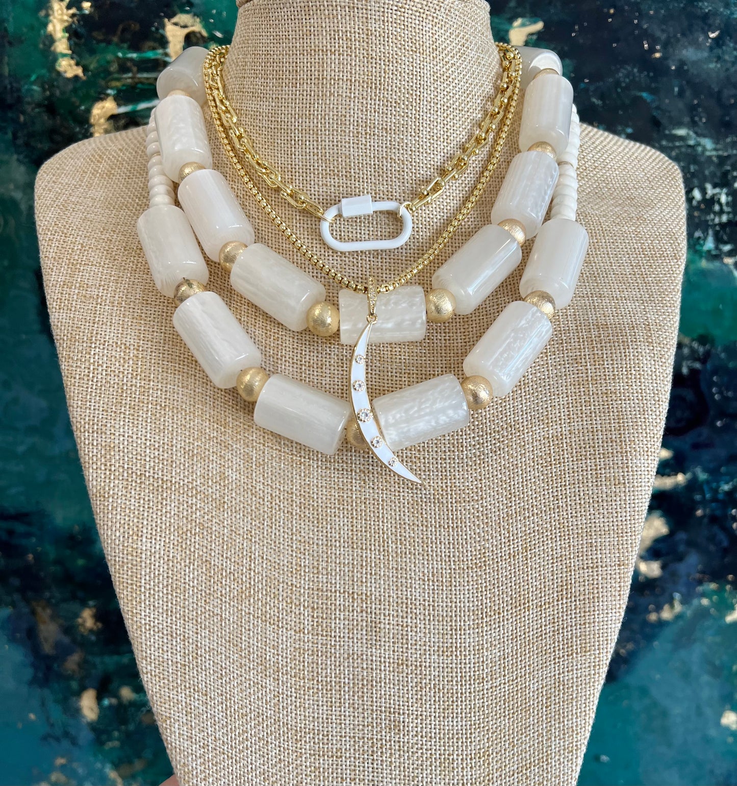 Acrylic Statement Necklace