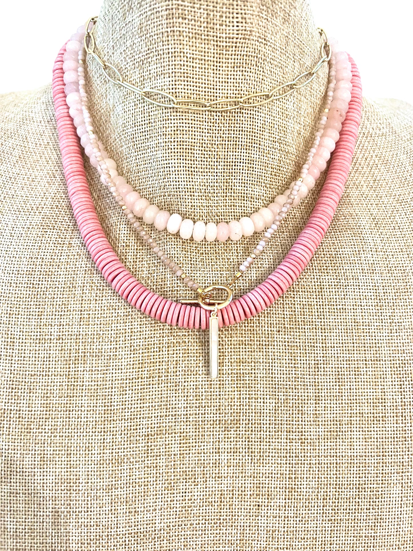 Pale Pink Necklace