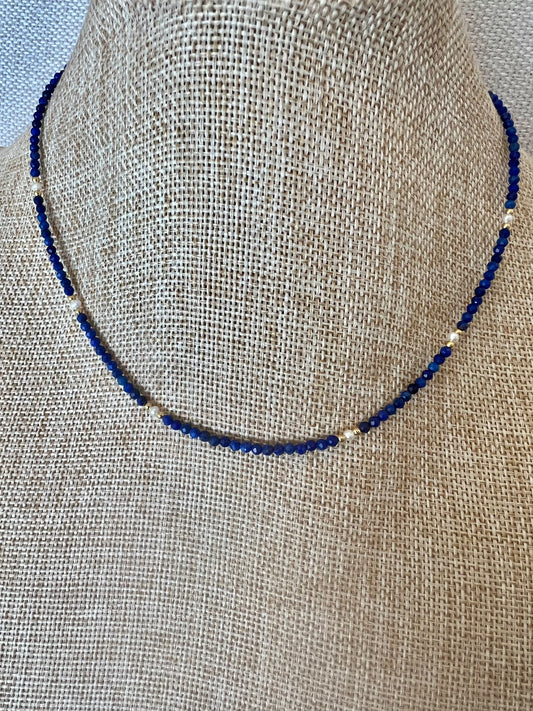 Baby Gemstone Bead Necklace